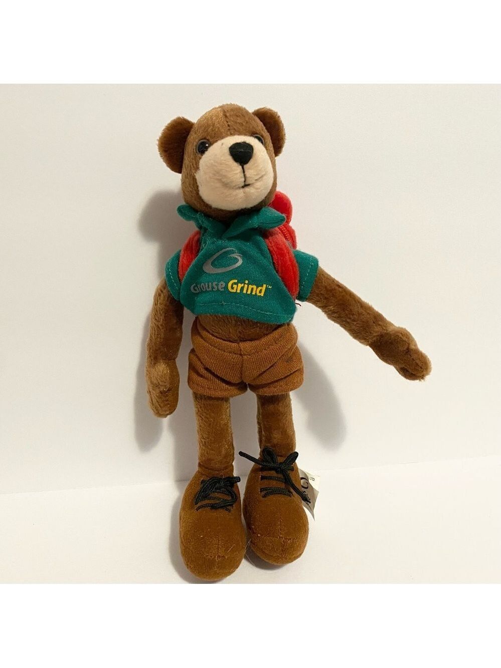 Grouse Grind Bear Plush Bendy Stuffed Teddy Grouse Mountain Vancouver Souvenir